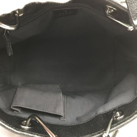  GUCCI グッチ GGキャンバス ミニトートバッグ  120844 ブラック