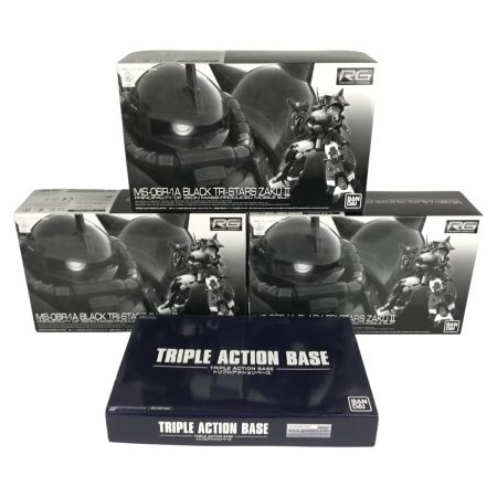   機動戦士ガンダム THE ORIGIN MSD 1/144 RG MS-06R-01A 黒い三連星専用ザクII 3機セット