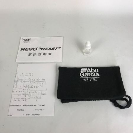  Abu Garcia アブガルシア レボ３ ビースト ベイトリール 右巻き 箱付 1324529