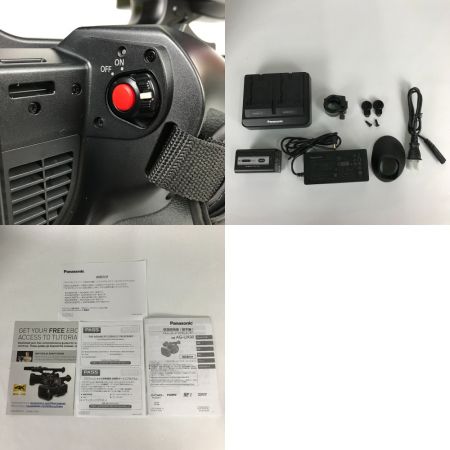  Panasonic パナソニック ビデオカメラ 4K 業務用 通電時間4時間 付属品完備  AG-UX90
