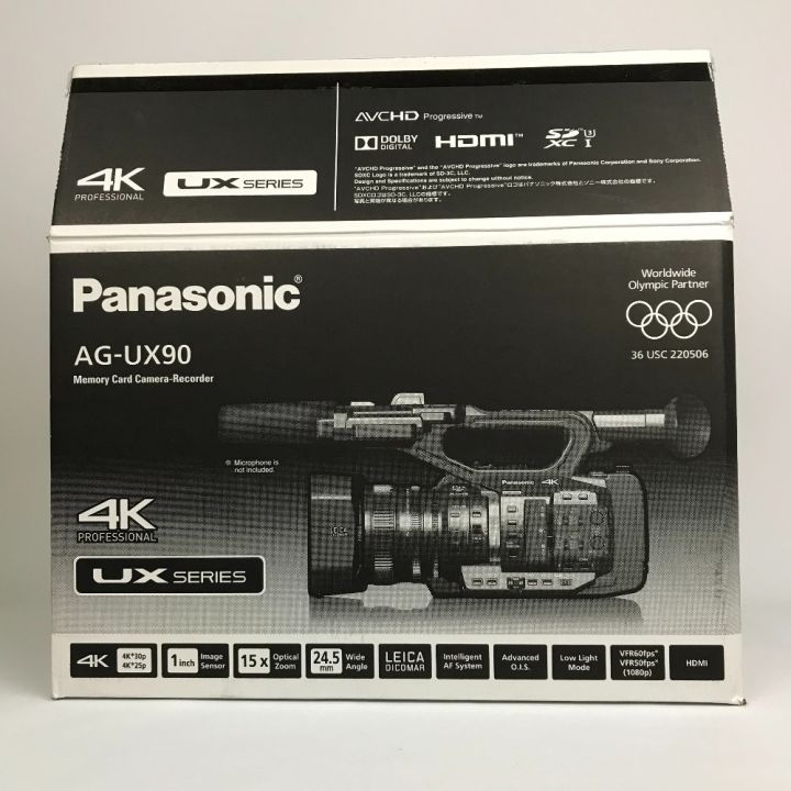 Panasonic パナソニック ビデオカメラ 4K 業務用 通電時間4時間 付属品完備 AG-UX90｜中古｜なんでもリサイクルビッグバン