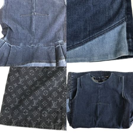  LOUIS VUITTON ルイヴィトン デニム ワンピース サイズ36 ブルー