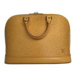 ■■ LOUIS VUITTON ルイヴィトン ハンドバッグ エピ アルマ 布袋付 パドロック キー 欠品 M5214H マンダリンオレンジ Cランク