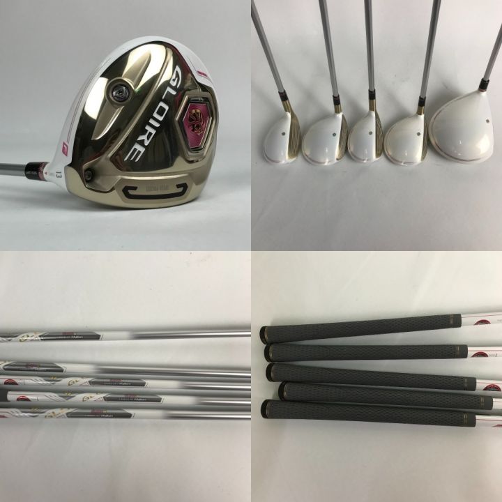 TaylorMade テーラーメイド GLOIRE グローレ GL3000W GL2200 レディース キャディバッグ付き ゴルフクラブセット  ｜中古｜なんでもリサイクルビッグバン