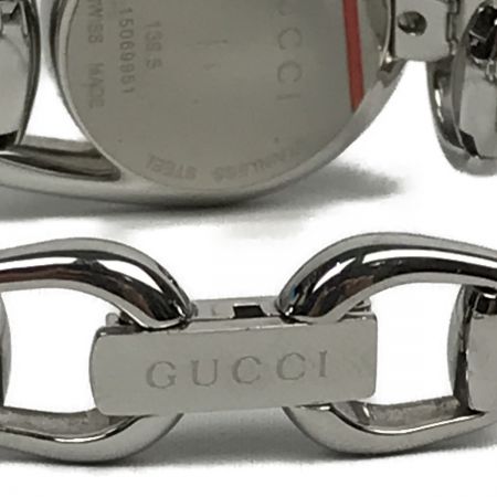  GUCCI グッチ ホースビット クォーツ レディース腕時計 箱・コマ付 139.5
