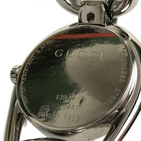  GUCCI グッチ ホースビット クォーツ レディース腕時計 箱・コマ付 139.5