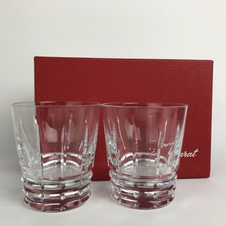  Baccarat バカラ アルルカン ロックグラス ペアグラス 箱付