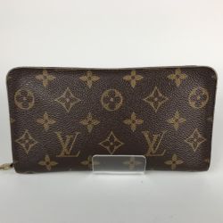 ■■ LOUIS VUITTON ルイヴィトン モノグラム ポルト モネ・ジップ ラウンドファスナー 長財布  M61727 ブラウン Cランク