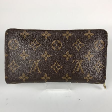  LOUIS VUITTON ルイヴィトン モノグラム ポルト モネ・ジップ ラウンドファスナー 長財布  M61727 ブラウン