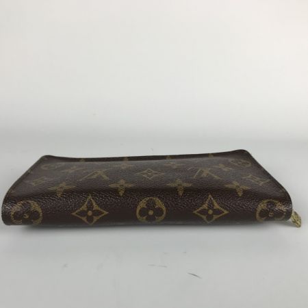  LOUIS VUITTON ルイヴィトン モノグラム ポルト モネ・ジップ ラウンドファスナー 長財布  M61727 ブラウン
