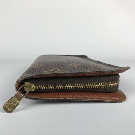  LOUIS VUITTON ルイヴィトン モノグラム ポルト モネ・ジップ ラウンドファスナー 長財布  M61727 ブラウン