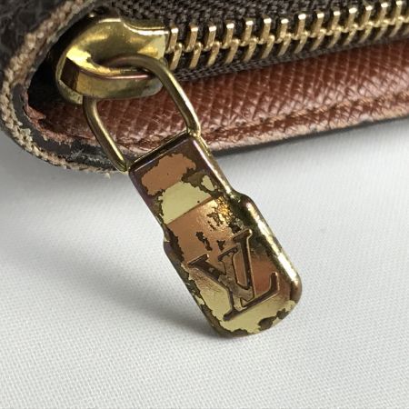  LOUIS VUITTON ルイヴィトン モノグラム ポルト モネ・ジップ ラウンドファスナー 長財布  M61727 ブラウン