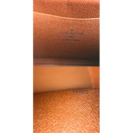  LOUIS VUITTON ルイヴィトン モノグラム ポルト モネ・ジップ ラウンドファスナー 長財布  M61727 ブラウン