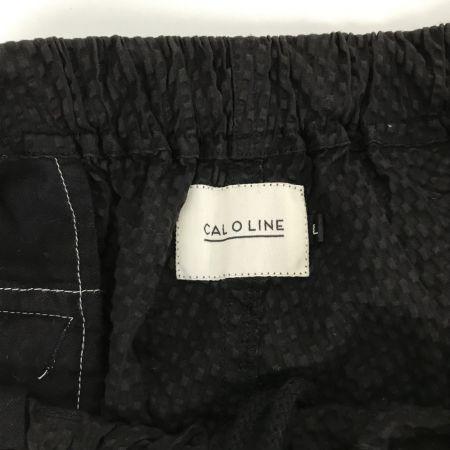  CAL O LINE キャルオーライン イージーパンツ サイズ:L CL211-09021SS ブラック