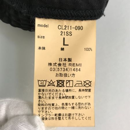  CAL O LINE キャルオーライン イージーパンツ サイズ:L CL211-09021SS ブラック