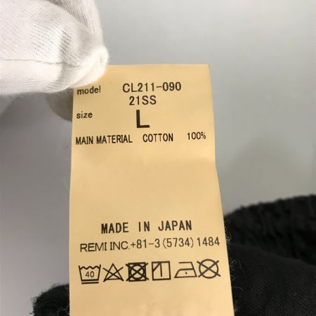  CAL O LINE キャルオーライン イージーパンツ サイズ:L CL211-09021SS ブラック