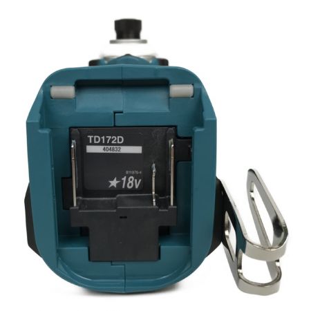  MAKITA マキタ 充電式インパクトドライバ ブルー 18V 6.0Ah  TD172DRGX