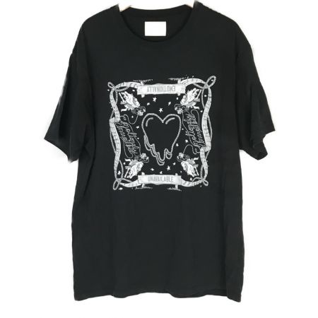  Emotionally Unavailable エモーショナリー・アンベイラブル SIZE:XL 半袖シャツ ブラック