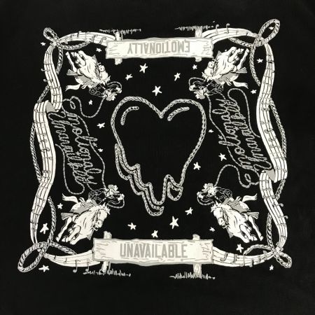  Emotionally Unavailable エモーショナリー・アンベイラブル SIZE:XL 半袖シャツ ブラック
