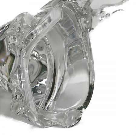  Baccarat バカラ いななく馬 置物 箱無し クリスタルガラス インテリア オブジェ