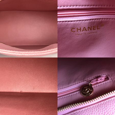  CHANEL シャネル マトラッセ 復刻トートバッグ レザー ココマーク 布袋 ギャランティカード付  1804 ピンク