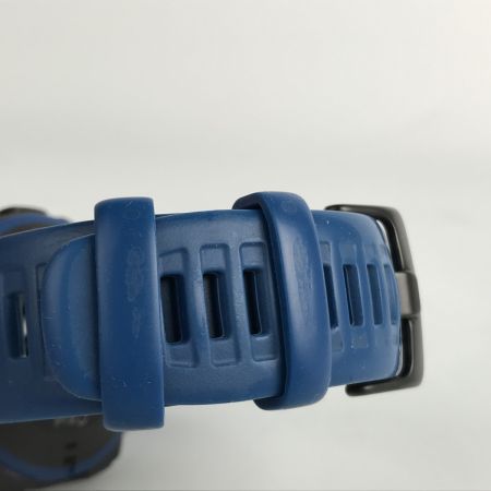  GARMIN タフネスGPSウォッチ INSTINCT DUAL POWER 箱・取説付 010-02293-35 ブルー