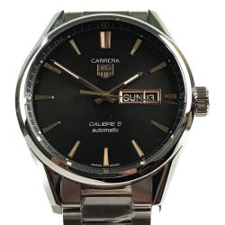 ■■ TAG HEUER タグホイヤー カレラ キャリバー5 自動巻き デイデイト メンズ腕時計 WAR201C-1 Aランク