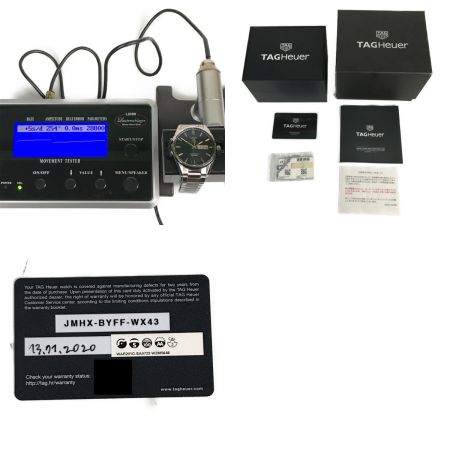  TAG HEUER タグホイヤー カレラ キャリバー5 自動巻き デイデイト メンズ腕時計 WAR201C-1