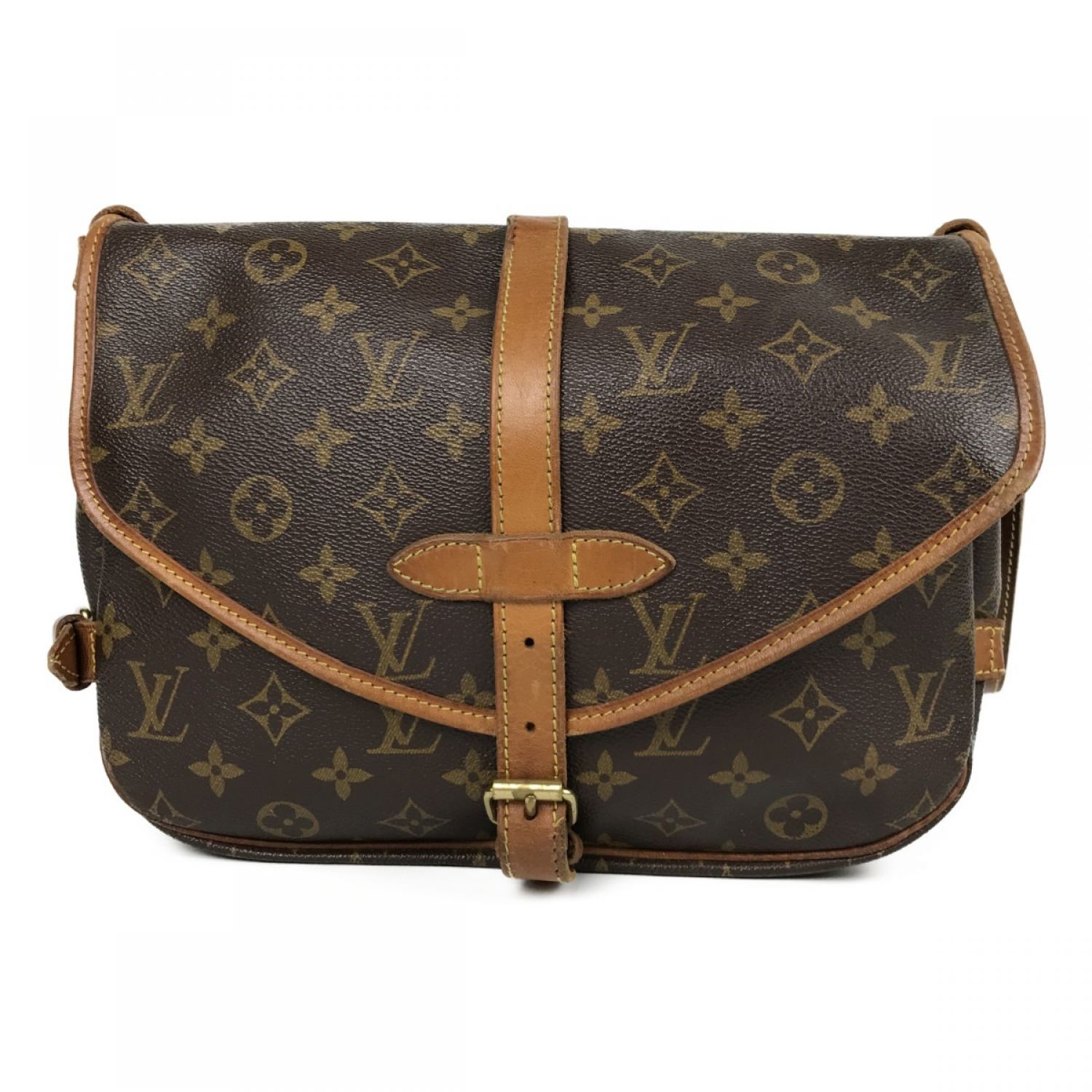 中古】 LOUIS VUITTON ルイヴィトン モノグラム ソミュール30