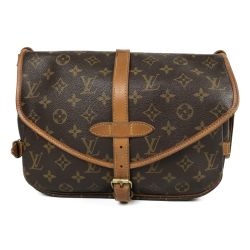 ■■ LOUIS VUITTON ルイヴィトン モノグラム ソミュール30 ショルダーバッグ M42256 ブラウン Cランク
