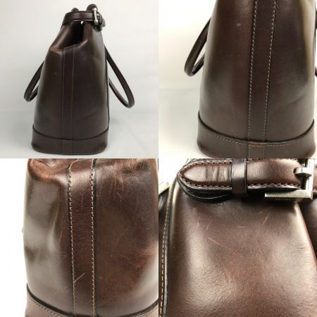  WILD SWANS DRUCKER ワイルドスワンズ ドラッカー トートバッグ レザー ダークブラウン