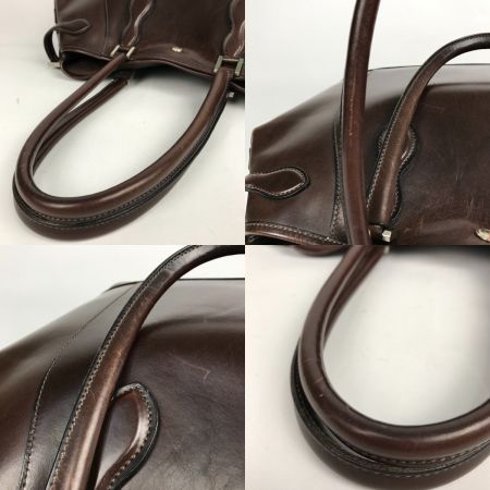  WILD SWANS DRUCKER ワイルドスワンズ ドラッカー トートバッグ レザー ダークブラウン