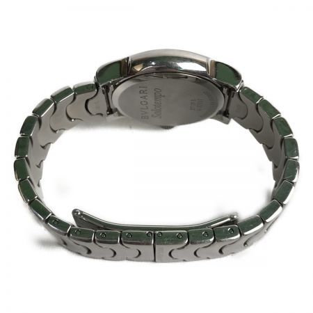  BVLGARI ブルガリ ソロテンポ 白文字盤 クォーツ デイト レディース腕時計 ST29S