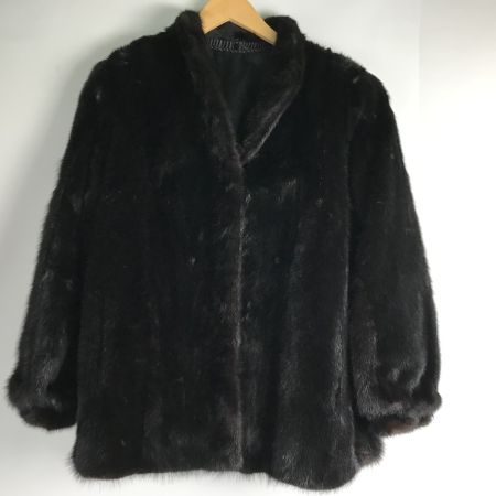  SAGA MINK サガミンク 毛皮ショートコート ファーコート SIZE 不明 ブラック