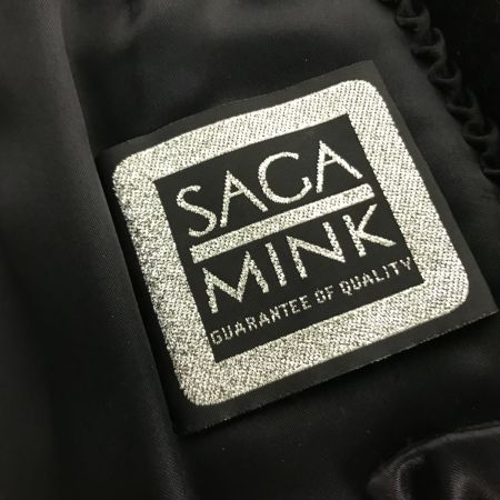  SAGA MINK サガミンク 毛皮ショートコート ファーコート SIZE 不明 ブラック