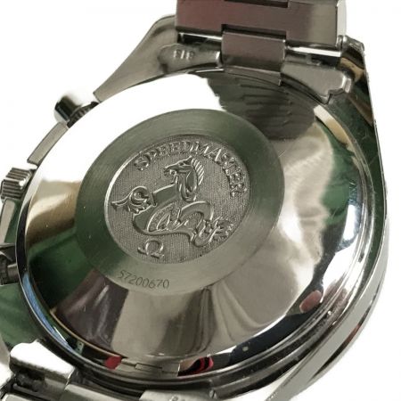  OMEGA オメガ スピードマスター トリプルカレンダー クロノグラフ ブルー 自動巻き メンズ腕時計 3521.80