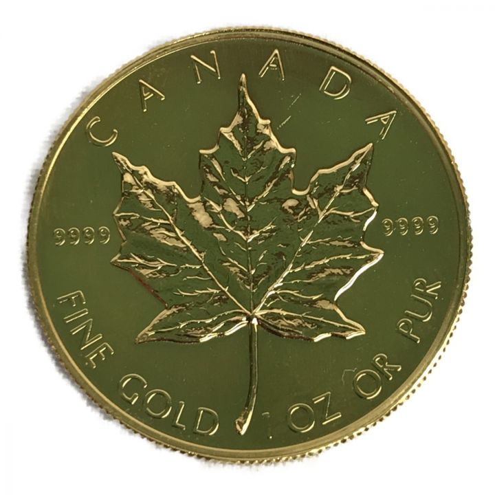 金貨 メイプルリーフ金貨 エリザベス カナダ 1988年 50ドル 1oz 31.1g 純金 K24 コイン  9999｜中古｜なんでもリサイクルビッグバン