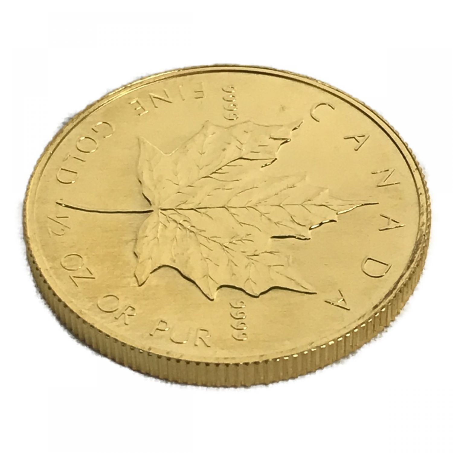 ■■金貨 メイプルリーフ金貨 エリザベス カナダ 1987年 20ドル 1/2oz 15.5g 純金 K24 コイン 9999