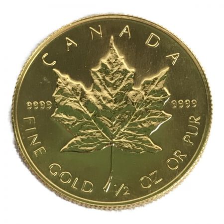 金貨 メイプルリーフ金貨 エリザベス カナダ 1987年 20ドル 1/2oz 15.5g 純金 K24 コイン 9999 ｜中古｜なんでもリサイクルビッグバン