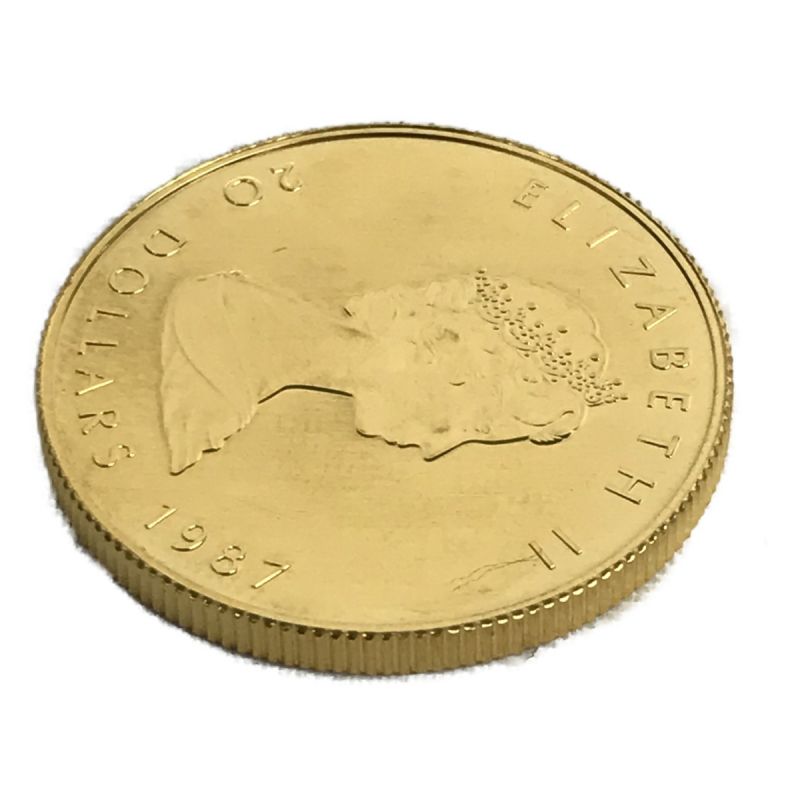 超激得特価メイプルリーフ金貨 1／10oz k24 貨幣