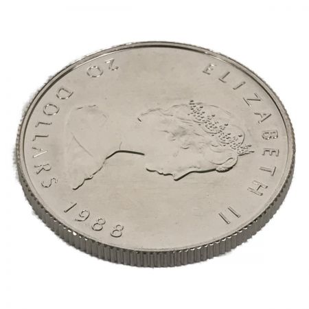   メイプルリーフ エリザベス カナダ 1988年 20ドル 1/2oz 15.5g Pt1000 コイン 9995