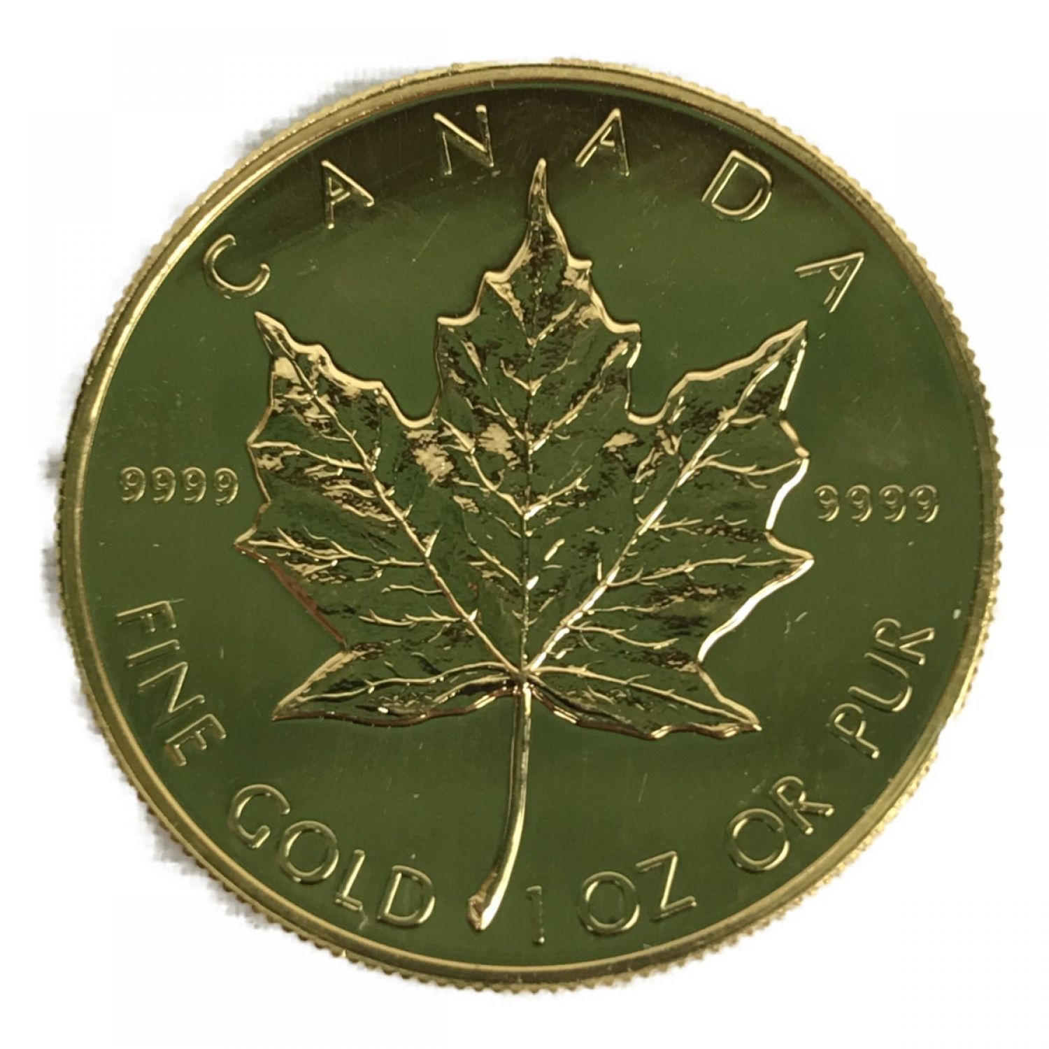 純金 エリザベス2世 メイプルリーフ金貨 カナダ ファイン ゴールド 