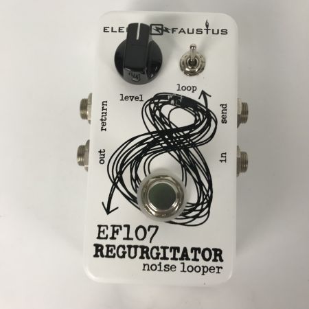  Electro Faustus Regurgitator ギターエフェクター 本体のみ EF107 ホワイト