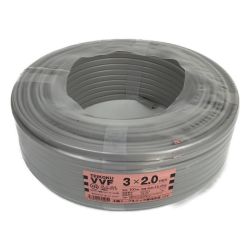 ■■ 太陽ケーブルテック VVFケーブル 3×2.0mm 条長100m 16.4kg 電材 Sランク