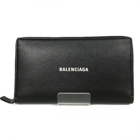  BALENCIAGA バレンシアガ 長財布 ラウンドファスナー  594317 1090 V 584048 ブラック