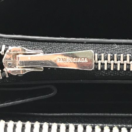  BALENCIAGA バレンシアガ 長財布 ラウンドファスナー  594317 1090 V 584048 ブラック