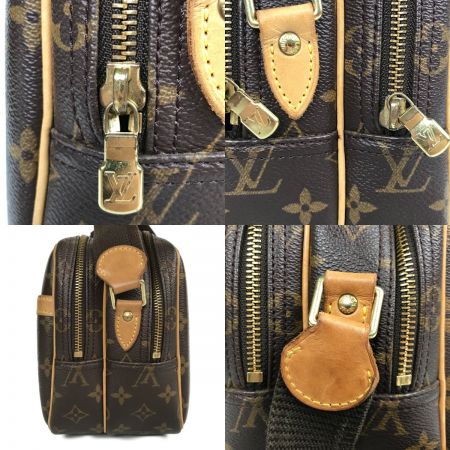  LOUIS VUITTON ルイヴィトン リポーターPM ショルダーバッグ モノグラム M45254 ブラウン
