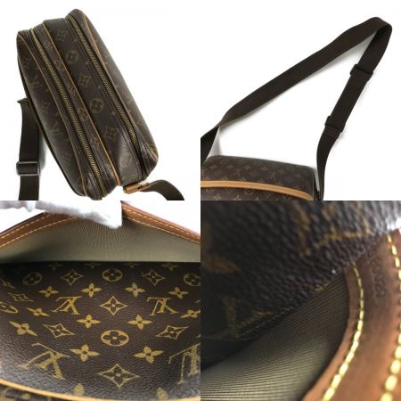  LOUIS VUITTON ルイヴィトン リポーターPM ショルダーバッグ モノグラム M45254 ブラウン