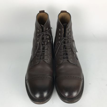  SHETLAND FOX シェットランドフォックス ショートブーツ 27cm レースアップブーツ 052F SF ダークブラウン