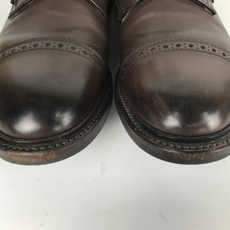  SHETLAND FOX シェットランドフォックス ショートブーツ 27cm レースアップブーツ 052F SF ダークブラウン